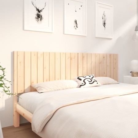 Bettkopfteil aus massivem Kiefernholz, 205,5 x 4 x 100 cm von , Kopf- und Fußteile - Ref: Foro24-818890, Preis: 94,02 €, Raba...