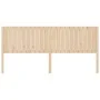 Solid pine wood bed headboard 205.5x4x100 cm by , Headboards and footboards - Ref: Foro24-818890, Price: 92,53 €, Discount: %