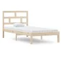 Einzelbettgestell aus Massivholz 90x190 cm von , Betten und Lattenroste - Ref: Foro24-3101183, Preis: 84,40 €, Rabatt: %