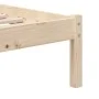 Einzelbettgestell aus Massivholz 90x190 cm von , Betten und Lattenroste - Ref: Foro24-3101183, Preis: 84,40 €, Rabatt: %
