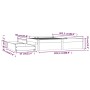 Bed frame with drawers 200x200 cm by , Beds and slatted bases - Ref: Foro24-3103533, Price: 243,63 €, Discount: %