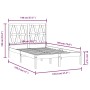 Solid pine wood bed frame 140x190 cm by , Beds and slatted bases - Ref: Foro24-3103978, Price: 118,18 €, Discount: %
