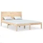 Solid pine wood bed frame 160x200 cm by , Beds and slatted bases - Ref: Foro24-3104163, Price: 155,23 €, Discount: %