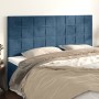 Kopfteile 4 Einheiten aus dunkelblauem Samt 80x5x78/88 cm von , Kopf- und Fußteile - Ref: Foro24-3116390, Preis: 98,14 €, Rab...