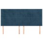 Kopfteile 4 Einheiten aus dunkelblauem Samt 80x5x78/88 cm von , Kopf- und Fußteile - Ref: Foro24-3116390, Preis: 98,14 €, Rab...