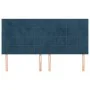 Kopfteile 4 Einheiten aus dunkelblauem Samt 80x5x78/88 cm von , Kopf- und Fußteile - Ref: Foro24-3116390, Preis: 111,59 €, Ra...