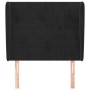 Headboard with black velvet ears 83x23x118/128 cm by , Headboards and footboards - Ref: Foro24-3117988, Price: 82,84 €, Disco...