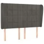 Headboard with dark gray velvet ears 147x23x118/128 cm by , Headboards and footboards - Ref: Foro24-3118005, Price: 108,39 €,...