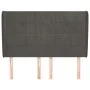 Headboard with dark gray velvet ears 147x23x118/128 cm by , Headboards and footboards - Ref: Foro24-3118005, Price: 108,39 €,...