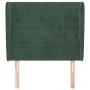 Kopfteil mit dunkelgrünen Samtohren 93x23x118/128 cm von , Kopf- und Fußteile - Ref: Foro24-3117995, Preis: 92,37 €, Rabatt: %