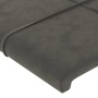 Kopfteil mit dunkelgrauen Samtohren 163x16x118/128 cm von , Kopf- und Fußteile - Ref: Foro24-3119635, Preis: 127,29 €, Rabatt: %