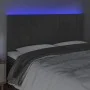 Headboard with LED lights dark gray velvet 200x5x118/128 cm by , Headboards and footboards - Ref: Foro24-3122491, Price: 115,...