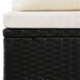 4-teiliges Gartenmöbel-Set und schwarze synthetische Rattankissen von vidaXL, Gartensets - Ref: Foro24-44107, Preis: 347,37 €...