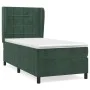 Box spring bed with dark green velvet mattress 90x190 cm by , Beds and slatted bases - Ref: Foro24-3129186, Price: 334,26 €, ...