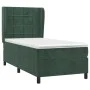 Box spring bed with dark green velvet mattress 90x190 cm by , Beds and slatted bases - Ref: Foro24-3129186, Price: 334,26 €, ...