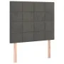 Box spring bed with dark gray velvet mattress 80x200 cm by , Beds and slatted bases - Ref: Foro24-3132646, Price: 330,80 €, D...