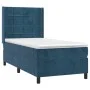 Boxspringbett mit Matratze und LED dunkelblauem Samt 80x200 cm von , Betten und Lattenroste - Ref: Foro24-3139533, Preis: 327...