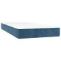Boxspringbett mit Matratze und LED dunkelblauem Samt 80x200 cm von , Betten und Lattenroste - Ref: Foro24-3139533, Preis: 327...