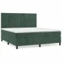 Boxspringbett mit dunkelgrüner Samtmatratze 160x200 cm von , Betten und Lattenroste - Ref: Foro24-3143034, Preis: 563,07 €, R...