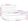 Boxspringbett mit dunkelgrüner Samtmatratze 160x200 cm von , Betten und Lattenroste - Ref: Foro24-3143034, Preis: 578,27 €, R...