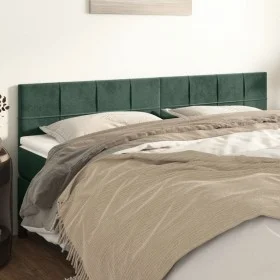 Headboards 2 units of dark green velvet 80x5x78/88 cm by , Headboards and footboards - Ref: Foro24-346071, Price: 60,09 €, Di...