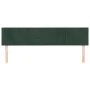Cabeceros 2 unidades de terciopelo verde oscuro 80x5x78/88 cm de , Cabeceros y pies de cama - Ref: Foro24-346071, Precio: 60,...