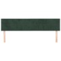 Kopfteile 2 Einheiten aus dunkelgrünem Samt 80x5x78/88 cm von , Kopf- und Fußteile - Ref: Foro24-346071, Preis: 53,64 €, Raba...