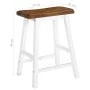 Taburetes de cocina 2 unidades madera maciza de vidaXL, Taburetes de cocina - Ref: Foro24-245546, Precio: 96,85 €, Descuento: %