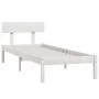 Estructura de cama madera maciza de pino 90x200 cm de , Camas y somieres - Ref: Foro24-810133, Precio: 71,16 €, Descuento: %