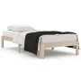 Estructura de cama madera maciza 90x190 cm de , Camas y somieres - Ref: Foro24-810330, Precio: 65,06 €, Descuento: %