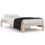 Solid wood bed frame 90x190 cm by , Beds and slatted bases - Ref: Foro24-810330, Price: 65,88 €, Discount: %