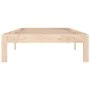 Estructura de cama madera maciza 90x190 cm de , Camas y somieres - Ref: Foro24-810330, Precio: 65,06 €, Descuento: %