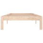Solid wood bed frame 90x190 cm by , Beds and slatted bases - Ref: Foro24-810330, Price: 65,88 €, Discount: %