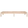 Estructura de cama madera maciza 90x190 cm de , Camas y somieres - Ref: Foro24-810330, Precio: 65,06 €, Descuento: %