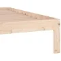 Estructura de cama madera maciza 90x190 cm de , Camas y somieres - Ref: Foro24-810330, Precio: 65,06 €, Descuento: %