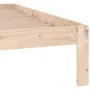 Bettgestell aus massivem Kiefernholz, 140 x 190 cm von , Betten und Lattenroste - Ref: Foro24-810345, Preis: 94,86 €, Rabatt: %