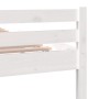 Weißer Massivholzbettrahmen 100x200 cm von , Betten und Lattenroste - Ref: Foro24-814810, Preis: 111,71 €, Rabatt: %