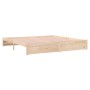 Estructura de cama madera maciza 200x200 cm de , Camas y somieres - Ref: Foro24-814969, Precio: 147,64 €, Descuento: %