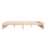 Estructura de cama madera maciza 200x200 cm de , Camas y somieres - Ref: Foro24-814969, Precio: 147,64 €, Descuento: %