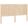 Bettkopfteil aus massivem Kiefernholz, 145,5 x 4 x 100 cm von , Kopf- und Fußteile - Ref: Foro24-818090, Preis: 74,79 €, Raba...