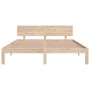 Bettgestell aus massivem Kiefernholz, 160 x 200 cm von , Betten und Lattenroste - Ref: Foro24-810505, Preis: 127,55 €, Rabatt: %