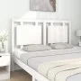 Cabecero de cama madera maciza de pino blanco 140,5x4x100 cm de , Cabeceros y pies de cama - Ref: Foro24-817936, Precio: 78,5...