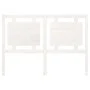 Solid white pine wood bed headboard 140.5x4x100 cm by , Headboards and footboards - Ref: Foro24-817936, Price: 78,47 €, Disco...