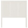 Bettkopfteil aus massivem weißem Kiefernholz, 80,5 x 4 x 100 cm von , Kopf- und Fußteile - Ref: Foro24-818066, Preis: 63,03 €...