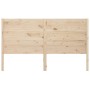 Cabecero madera maciza de pino 141x4x100 cm de , Cabeceros y pies de cama - Ref: Foro24-818715, Precio: 87,60 €, Descuento: %