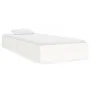 Estructura de cama individual madera maciza blanco 90x190 cm de , Camas y somieres - Ref: Foro24-820068, Precio: 91,63 €, Des...