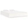 White solid wood bed frame Supe King 180x200 cm by , Beds and slatted bases - Ref: Foro24-820028, Price: 136,80 €, Discount: %