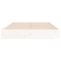 Weißes Massivholzbettgestell Supe King 180x200 cm von , Betten und Lattenroste - Ref: Foro24-820028, Preis: 138,53 €, Rabatt: %