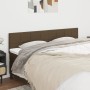 Kopfteile 2 Einheiten aus dunkelbraunem Stoff 100x5x78/88 cm von , Kopf- und Fußteile - Ref: Foro24-346091, Preis: 59,99 €, R...