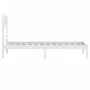 Estructura de cama madera maciza de pino blanco 75x190 cm de , Camas y somieres - Ref: Foro24-3100984, Precio: 96,78 €, Descu...